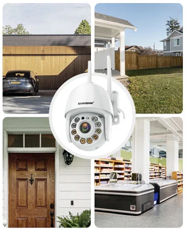 BOAVISION Security Camera Outdoor, Wireless WiFi IP Camera Home Security System 360 View,Motion Detection, auto Tracking,Two Way Talk,HD 1080P pan Tile Full Color Night Vision 1 Count (Pack of 1) - product information 8