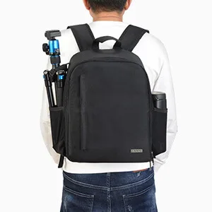 CADeN Camera Backpack Bag Professional for DSLR/SLR Mirrorless Camera Waterproof, Camera Case Compatible for Sony Canon Nikon Camera and Lens Tripod Accessories Black 2.0 Small - product information 13