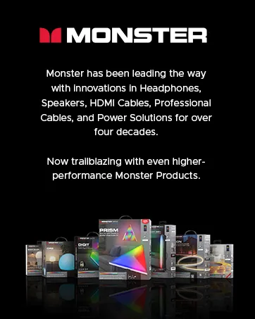 Monster Smart Home 16 GB Digital Photo Frame, High Definition 1280p Smart Picture Frame- 8 inch - Monster