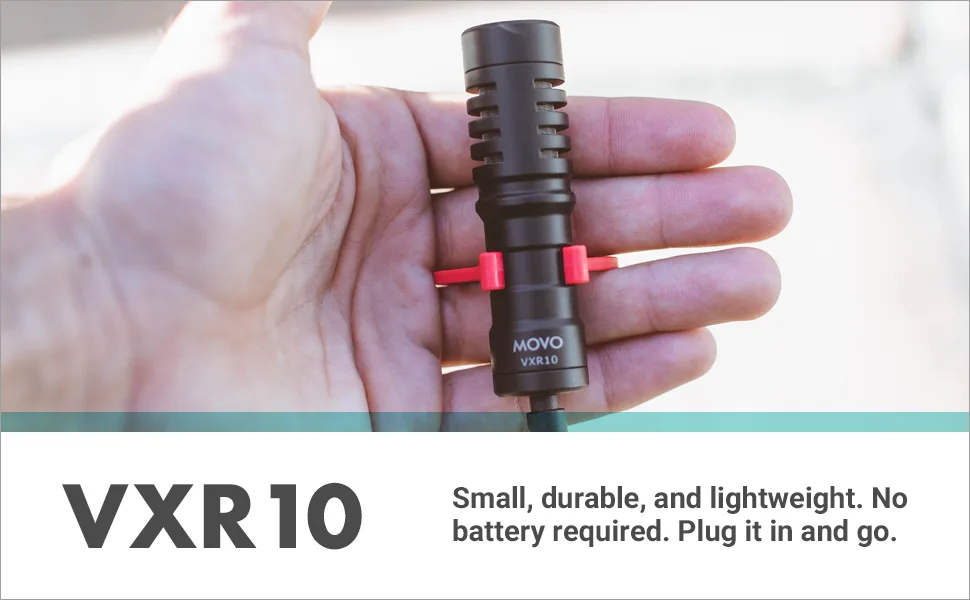Movo VXR10 Universal Video Microphone with Lightning Dongle Adapter - Includes Shock Mount, Deadcat Windscreen, Case - Compatible with iPhone 14, 13, 12, 11, XS, XR, X, Pro, Max, and More - movo vxr10 rode mic alternative perfect shotgun mic for youtube equipment youtube microphone