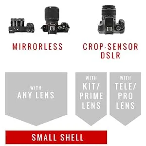 Peak Design Black Shell Medium Form-Fitting Rain and Dust Cover - product information 5