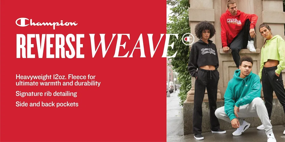 Champion Women's Reverse Weave Oversized Joggers, Womens Joggers, Womens Cotton Sweatpants, 30" Medium Black Plum C Logo - Champion Reverse Weave Bottoms