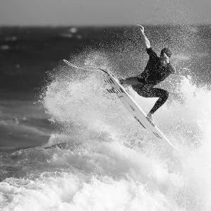 Creatures of Leisure Jack Freestone LITE Traction Black Cyan Royal Swirl Chex - JFSurf BW