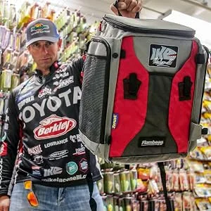 Flambeau Outdoors 6383TB 3-Tray - Classic Tray Tackle Box - Red/Gray - Backpack