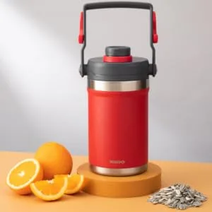 Igloo 1/2 Gallon Stainless Steel Sport Jug SS Orange - half gallon