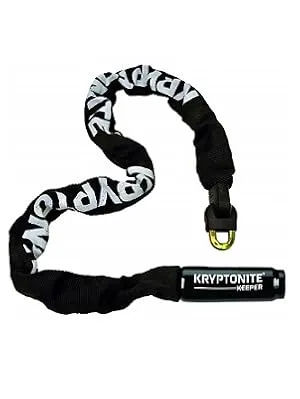 Kryptonite Keeper 785 Integrated Bicycle Lock Chain Bike Lock, 33.5-Inch, Black - keeper 785 integrated chain