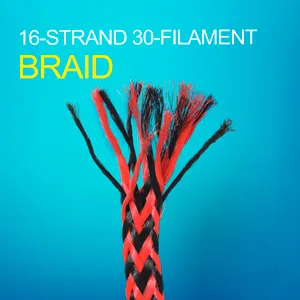 Obcursco Wakeboard Rope, Water Sport Line with EVA Handle. Ideal for Water ski, Wakeboard, Kneeboard 2 Section Red & Black - Obcursco