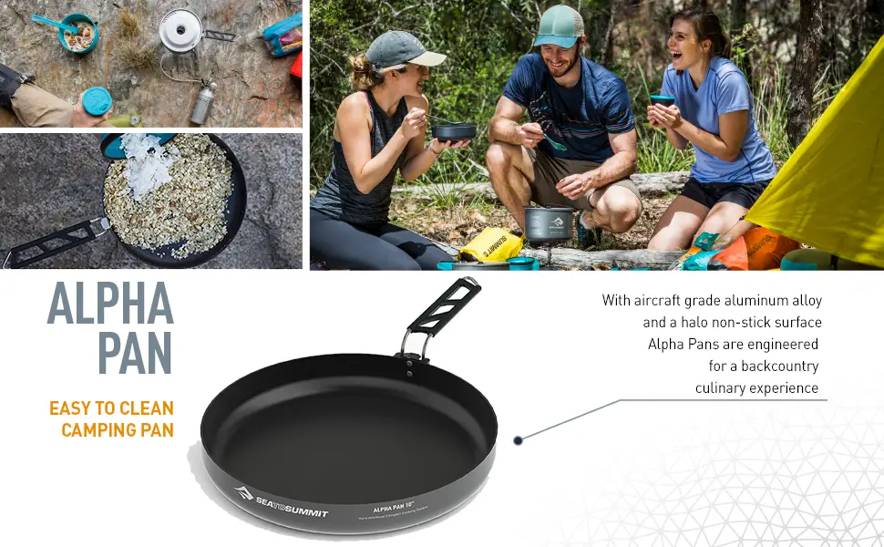 Sea to Summit Alpha Lightweight Camping Fry Pan 8-inch - Alpha Pan