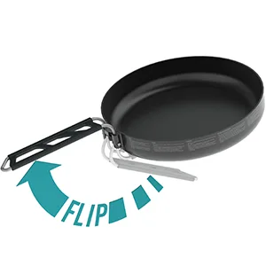 Sea to Summit Alpha Lightweight Camping Fry Pan 8-inch - Pivot lock handle technology