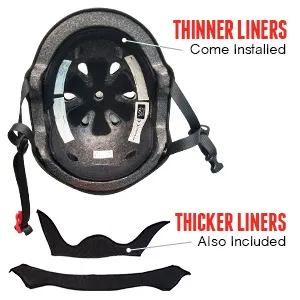 Triple Eight Dual Certified Bike and Skateboard Helmet Blue Matte Large/X-Large - product information 4