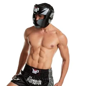 Boxing Headgear for Men Youth, MMA Training Kickboxing Sparring Martial Art Helmet WHITE Large-X-Large - Headgear