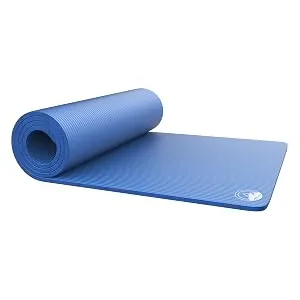 Wakeman Lightweight Foam Sleep Pad- 0.50 Thick Mat Collection for Camping, Cots, Tents, Backpacking & Yoga- Non-Slip, Waterproof & Carry Handle Outdoors Blue - Main