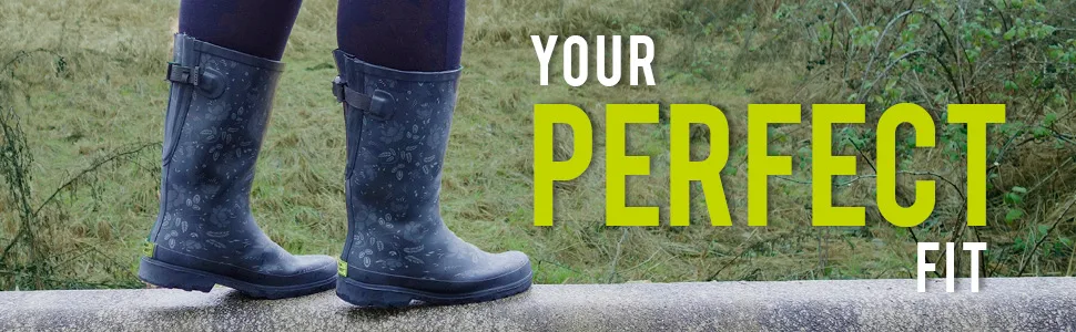 Western Chief Women's Wide Calf Waterproof Rain Boot 9 Feminine Floral - product information 2