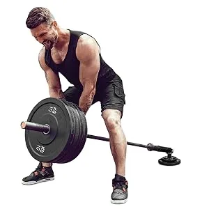 Yes4All T-Bar Row Plate Post Insert Landmine  Fit 2 Olympic Bars  Full 360 Swivel & Easy to Install D. Combo T-Bar Row Insert + Double D Handle - highlight benefits