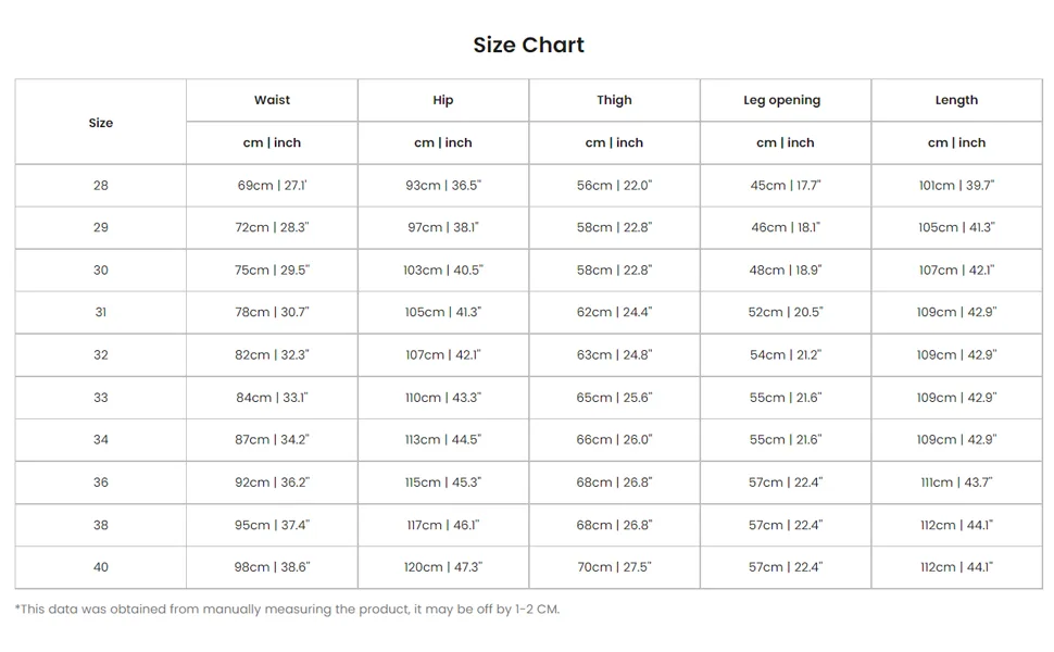 YILINFEIER Men Professional Sideband Elastic Band Wide Latin Modern Square Practice Dance Pants 32 - Men dance pants K4005 Size chart