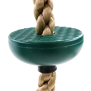 Climbing Rope with Platforms and Disc Swing Seat Set Playground Accessories Including Bonus Hanging Strap & Carabiner - product information 5