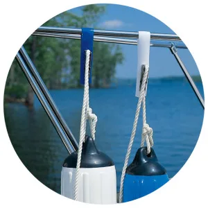 Taylor Made Products 46013 Comm Dock Side Guard Coil Retail Pack, 10-Feet, White - unspecified