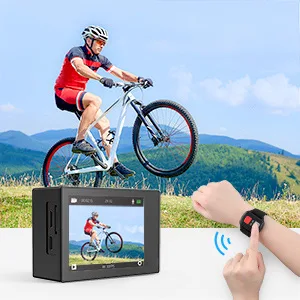 Dragon Touch 4K Underwater HD Action Camera, Vision 3 Pro Touch Screen 20MP 100FT Waterproof Video Camera Adjustable View Angle WiFi Sports Camcorder with Remote Control Helmet Accessories Black - action camera