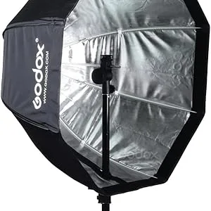 Godox Portable 120cm/47.2" Umbrella Octagon Softbox Reflector with Carrying Bag for Studio Photo Flash Speedlight - product information 6