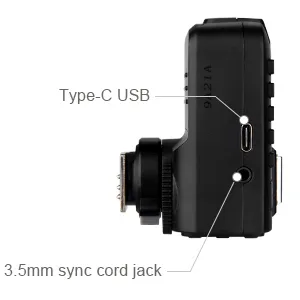 Godox X2T-S TTL Wireless Flash Trigger for Sony, Bluetooth Connection, 1/8000s HSS, 5 Separate Group Buttons, Relocated Control-Wheel, New Hotshoe Locking, New AF Assist Light - Godox X2T-C