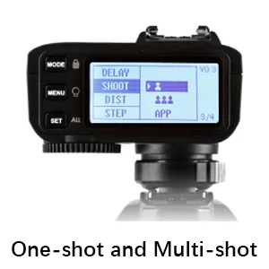 Godox X2T-S TTL Wireless Flash Trigger for Sony, Bluetooth Connection, 1/8000s HSS, 5 Separate Group Buttons, Relocated Control-Wheel, New Hotshoe Locking, New AF Assist Light - Godox X2T-C