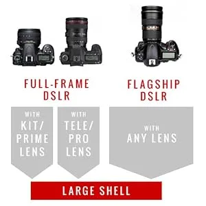 Peak Design Black Shell Large Form-Fitting Rain and Dust Cover Single - product information 2
