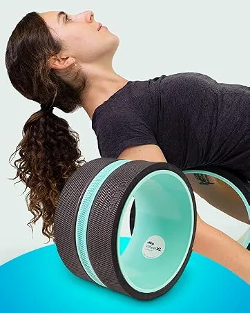 Chirp Focus Muscle Roller, Focus Wheel and Roller Handle in One, On-The-Go Muscle Rollers, Equipment for Muscle Recovery, Targets Pressure Points, Focused Massage Roller - 4" Focus Wheel - plex