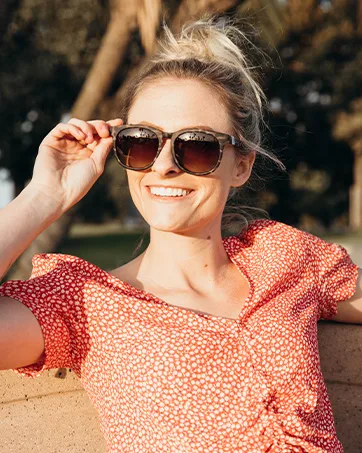 Blenders Eyewear Eclipse  Polarized Sunglasses  Wrap-Around Lens  100% UV Protection  For Men & Women Jaded Tiger - Blenders