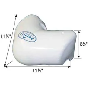 Dock Edge Dock-Side Bumper 7x16, White - dolphin
