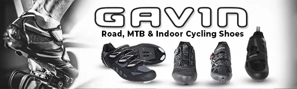 Gavin Pro MTB Shoe, Quick Lace - SPD Cleat Compatible Mountain Bike Shoe 11 Women/10 Men - gavin cycling shoes