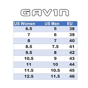 Gavin Pro MTB Shoe, Quick Lace - SPD Cleat Compatible Mountain Bike Shoe 11 Women/10 Men - gavin shoes size chart