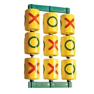 Gorilla Playsets 07-0010 Tic Tac Toe Spinner Activity Panel for Swing Sets, Yellow - Full Size of Tic Tac Toe Panel