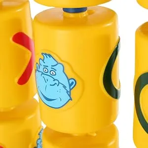 Gorilla Playsets 07-0010 Tic Tac Toe Spinner Activity Panel for Swing Sets, Yellow - Gorilla Spinner Cylinder