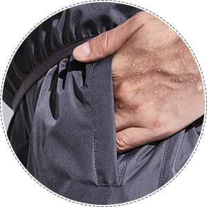 HOTSUIT Sauna Suit Men Anti Rip Sweat Suits Gym Boxing Workout Jackets A. Black Jacket & Pants XX-Large - product information 16