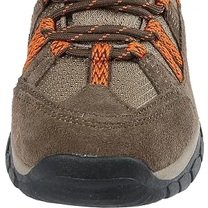 Northside Unisex-Child Freemont Waterproof Hiking Boot Little Kid 1 Medium US Little Kid Dark Gray/Red - toe cap for kids hiking