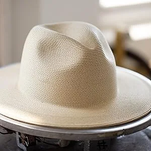 Pineapple&Star Sun Straw Fedora Beach Hat Fine Braid UPF50+ for Unisex Beige Small - Panama straw paper braid fine beach summer outfit fedora floppy hat pineapple&Star designer