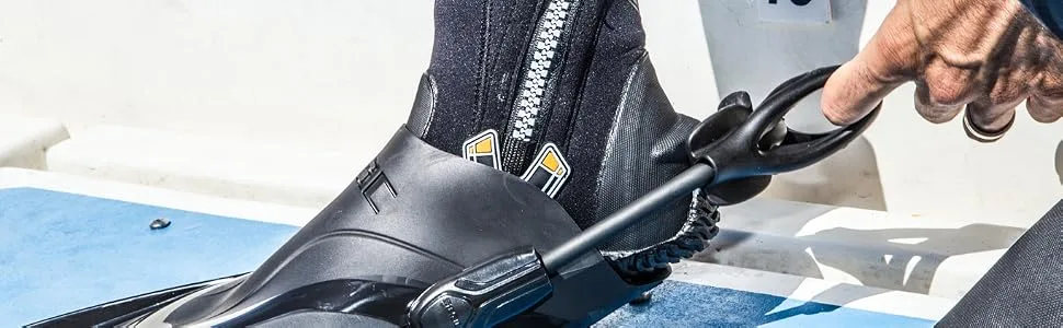 SEAC Tropic Neoprene Short Boots black Large - seac boots, seac regular, seac tropic, seac pro hd, seac basic hd, diving boots, seac diving boots