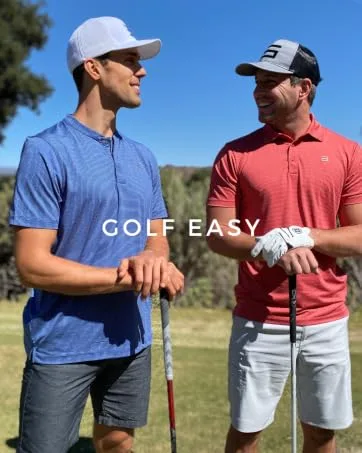 Three Sixty Six Collarless Golf Shirts for Men - Mens Casual Dry Fit Short Sleeve Polo, Lightweight and Breathable Small Mint - Golf easy