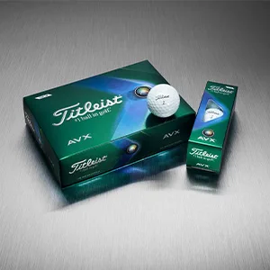 Titleist AVX Golf Balls (One Dozen) White Golf Balls - 2022 Titleist AVX