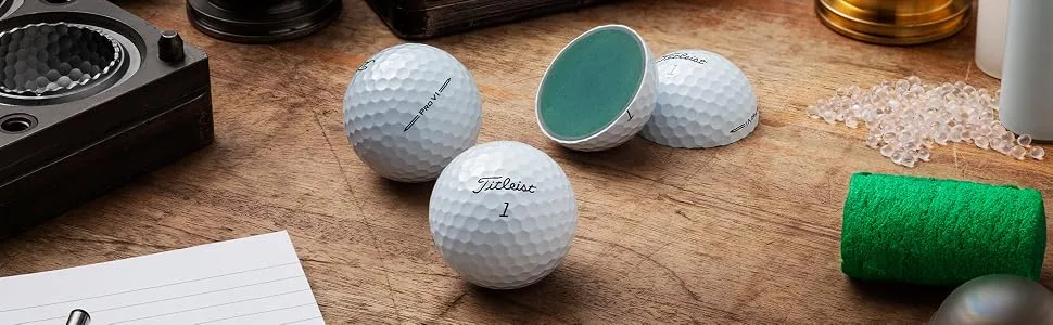 Titleist Pro V1 Golf Balls (One Dozen) White Low Numbers - Pro V1 Banner