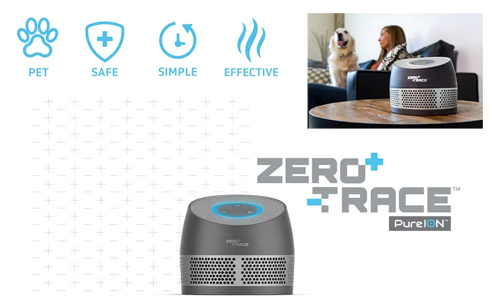 Zero Trace Pure ION Odor Neutralizer | Pet and Home Edition| Eliminates unwanted Odors Rather Than Masking Them Pet Odor Neutralizer - pet scent elimination, cat smell elimination, dog smell elimination, animal smell elimination