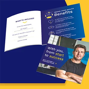 Nicorette Gum - Discover Quit Support with included booklet