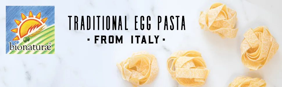 Bionaturae Organic Traditional Egg Pappardelle, 6 Count Pappardelle Traditional Egg 8.8 Ounce (Pack of 6) - product information 1