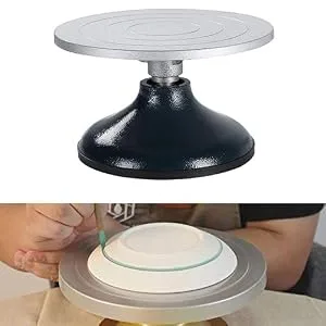 NATGAI Sculpting Wheel - Heavy Duty All Metal Construction & Sculptor Turntable with Ball Bearings (7" Diameter) - product information 9