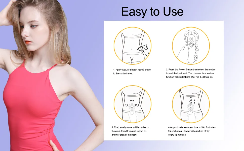 CXGRISE Body Shaping Machine Belly Arm Cellulite Stretch Mark Massager Tightening Device for Leg - easy to use