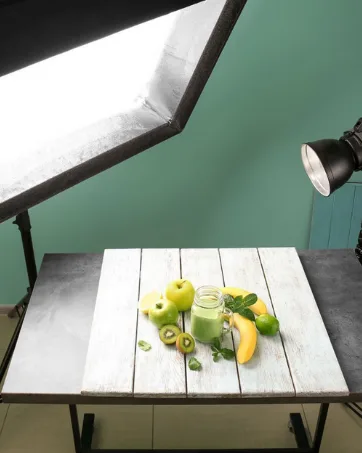 Fovitec 7'6" Spring Cushioned Collapsible Background Stand Kit with Clip for Pop Up Backdrops, Chroma Key Green Screens, and Foldable Disc Reflectors classic - softboxes