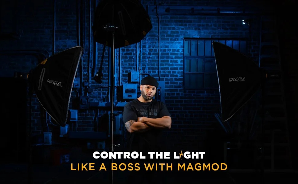 MagMod MagShoe v2 - Universal Cold Shoe Flash Mount for Off Camera Flash, LED Light Panels, Umbrella Modifiers, MagBox PRO 42" Octa Softbox, and MagBox PRO 36" Strip - MagMod MagBox Magnetic Modifiers Softbox Stripbox for Camera Flash Strobe Speedlight