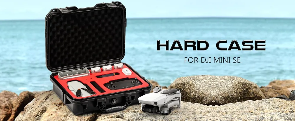 Tomat Mini SE Case Waterproof Hard Carrying Case for DJI Mini SE Fly More Combo Accessories - Tomat Waterproof Hard Case for DJI Mini SE Accessories