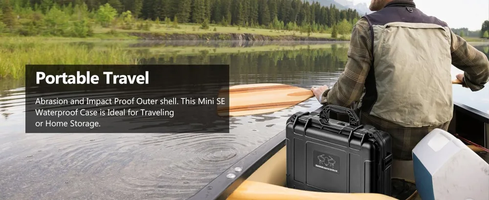 Tomat Mini SE Case Waterproof Hard Carrying Case for DJI Mini SE Fly More Combo Accessories - Tomat Waterproof Hard Case for DJI Mini SE Accessories