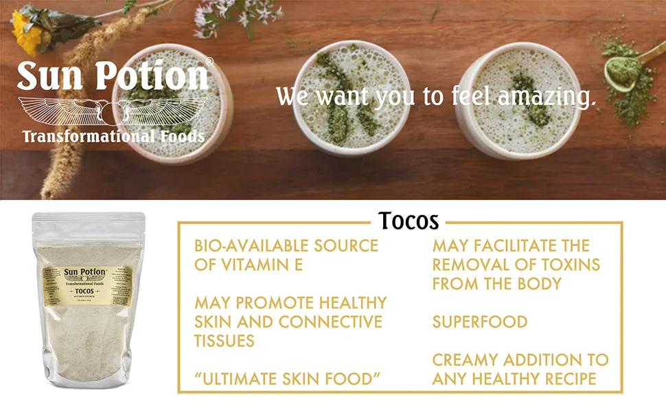 Sun Potion Tocos - Rice Bran Solubles (200g) 200 Gram (Pack of 1) - Tocos